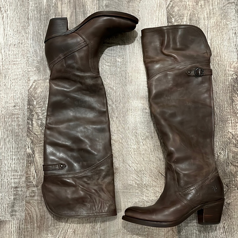 Frye Leather OTK Boots